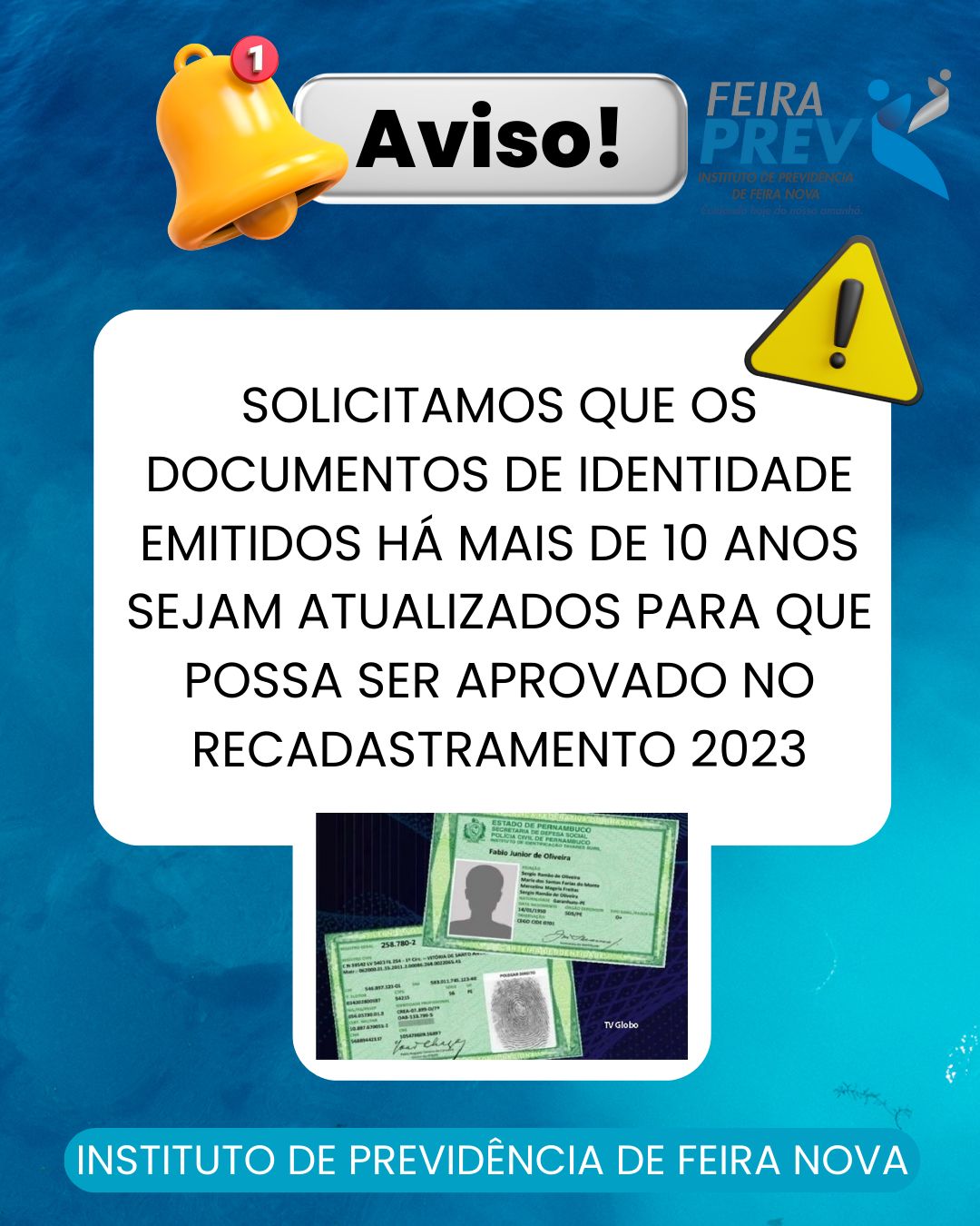 Seu RG já tem 10 anos?